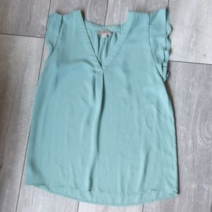 Green blouse